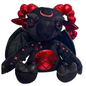 Killstar KREEPTURES 13.3” Baphopet: Crimson Halloween Toy Plush